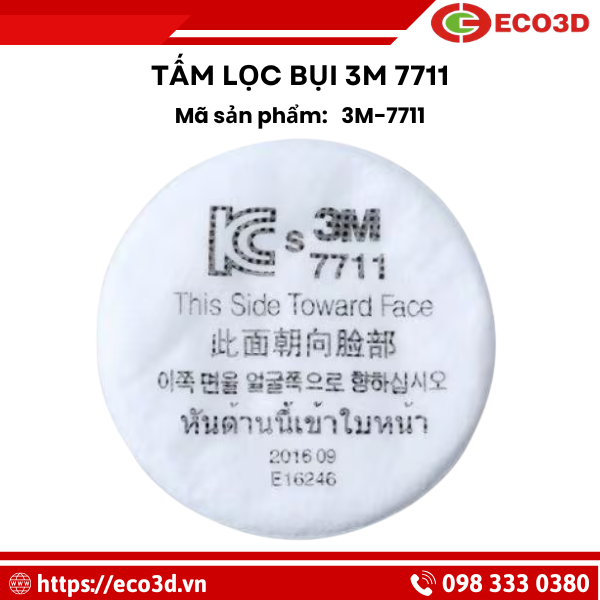 Tấm lọc bụi 3M 7711